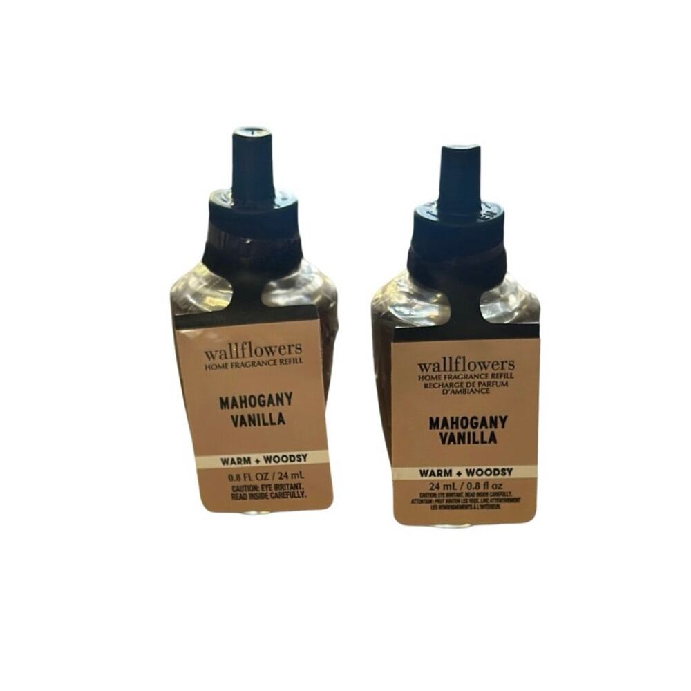 Bath & Body Works Wallflower Refills – Mahogany Vanilla (Set of 2)